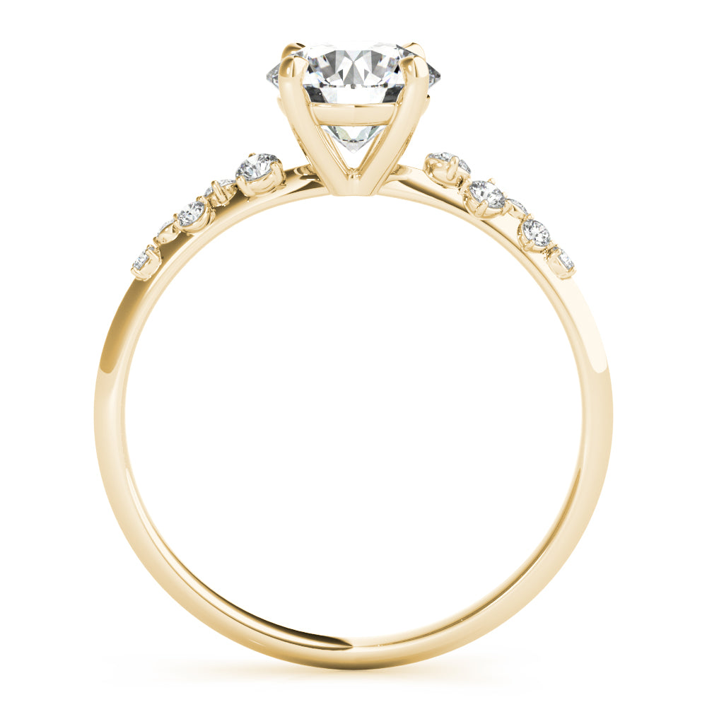 Timeless Lab Grown Round Diamond Engagement Ring