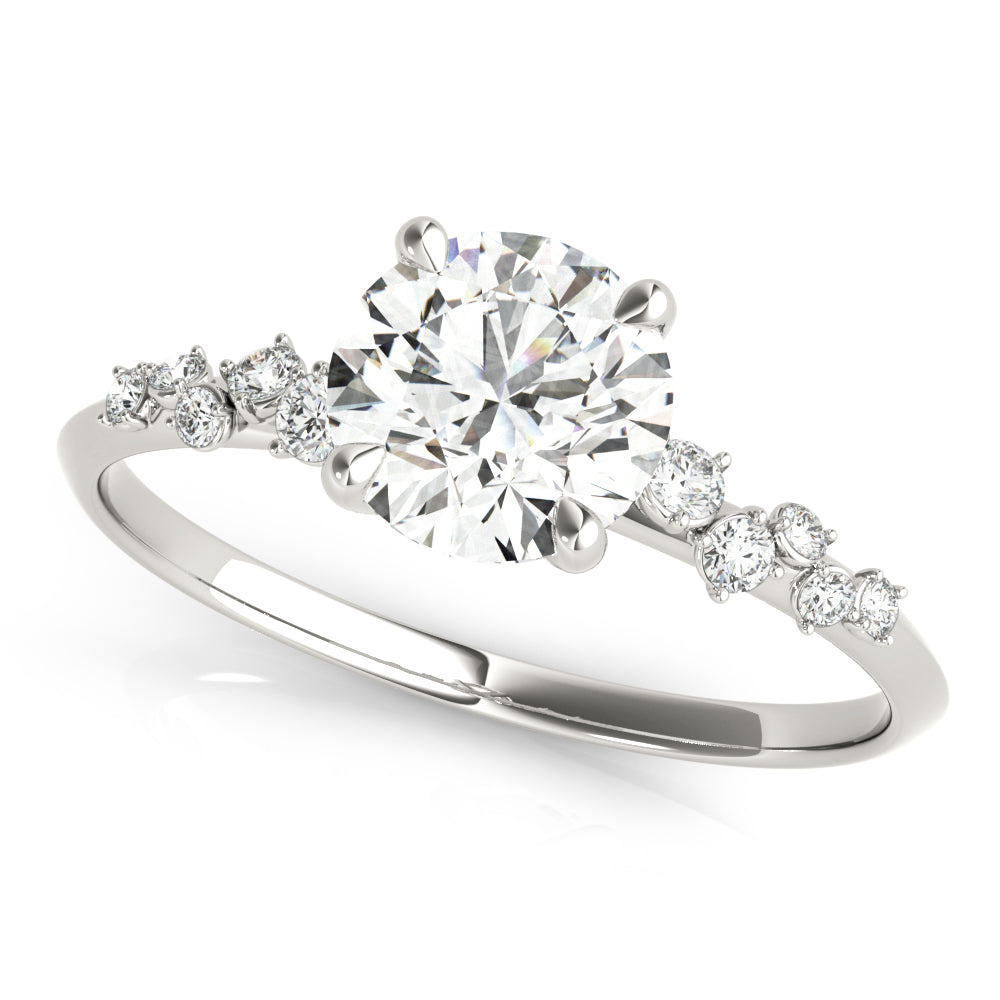 Timeless Lab Grown Round Diamond Engagement Ring