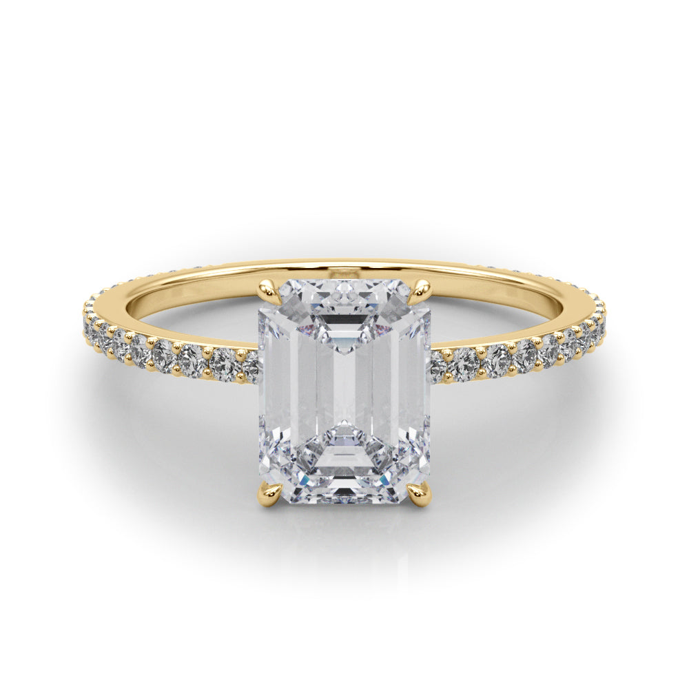 Legacy Emerald Cut Lab Grown Diamond Ring