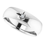 Load image into Gallery viewer, Stately Diamond Accent Wedding Band For Men

