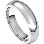 Load image into Gallery viewer, Half Round Men’s Classic Wedding Band
