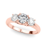 Load image into Gallery viewer, Romantic 4 Prong Lab Grown Diamond Engagement Ring
