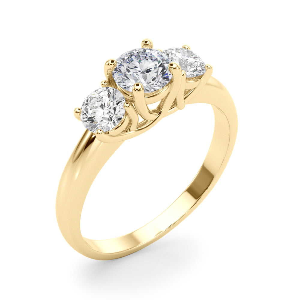 Romantic 4 Prong Lab Grown Diamond Engagement Ring