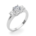 Load image into Gallery viewer, Romantic 4 Prong Lab Grown Diamond Engagement Ring
