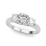 Load image into Gallery viewer, Romantic 4 Prong Lab Grown Diamond Engagement Ring
