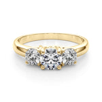 Load image into Gallery viewer, Romantic 4 Prong Lab Grown Diamond Engagement Ring
