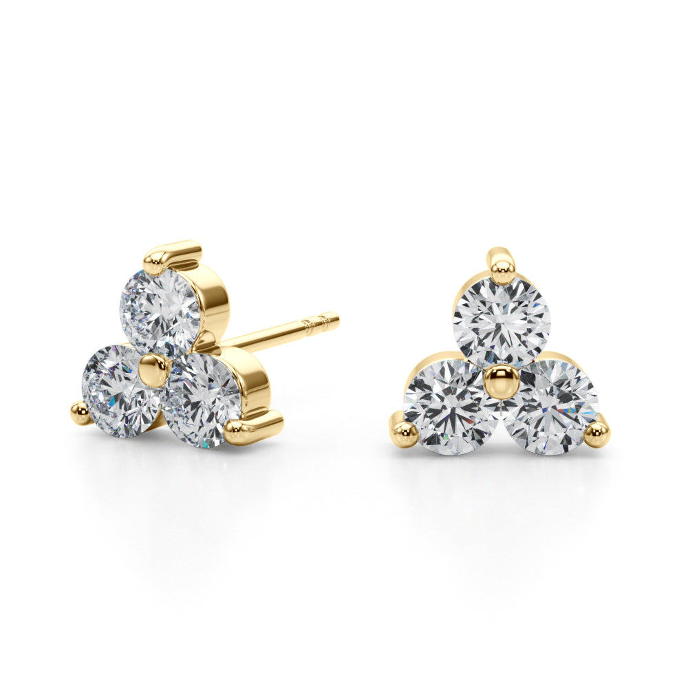 Trio Lab Grown Diamond Earrings for Women