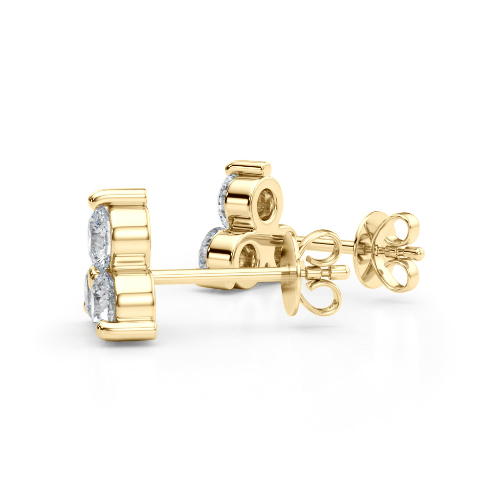 Trio Lab Grown Diamond Earrings for Women