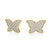 Feminine Charm Butterfly Lab Grown Diamond Studs