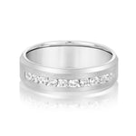Load image into Gallery viewer, 10 Stone Mens Anniversary Wedding Band
